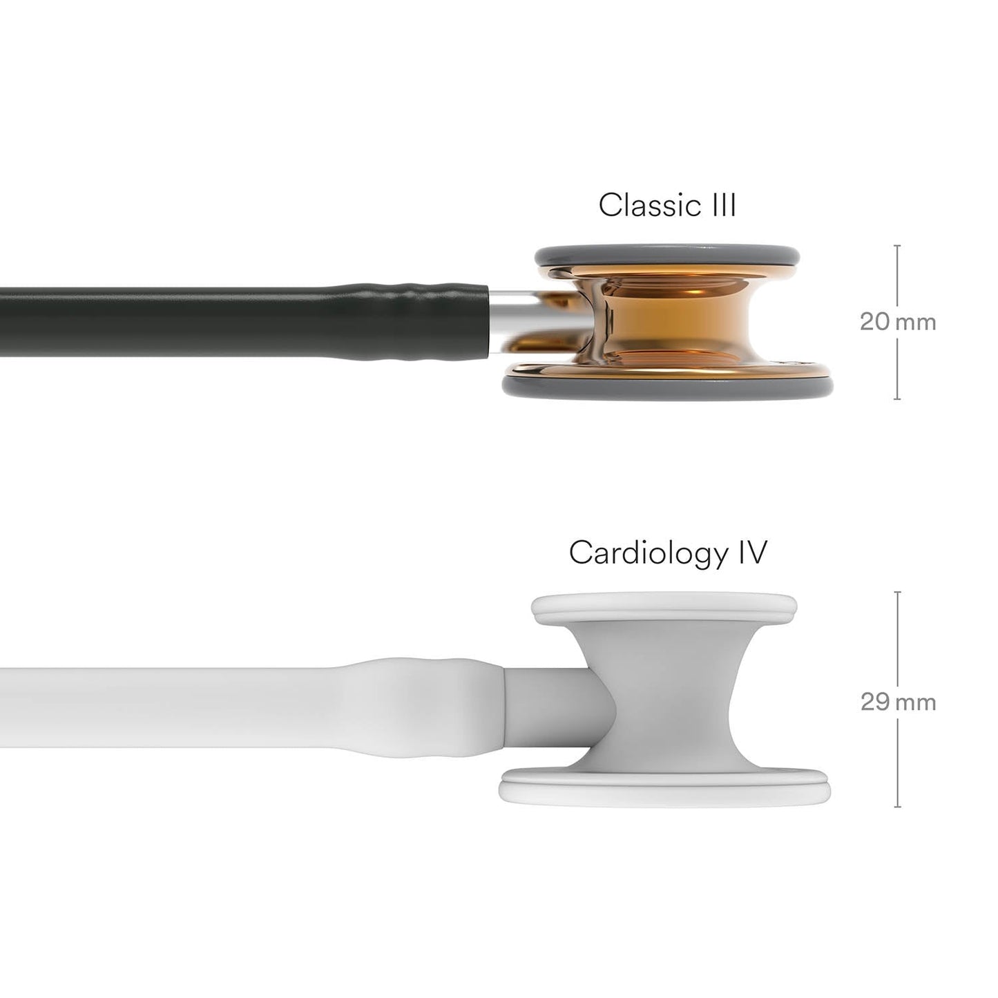 3M™ Littmann® Classic III™ stetoskop, 5646, begränsad upplaga, bröststycke av högpolsk koppar, svart rör, 69 cm