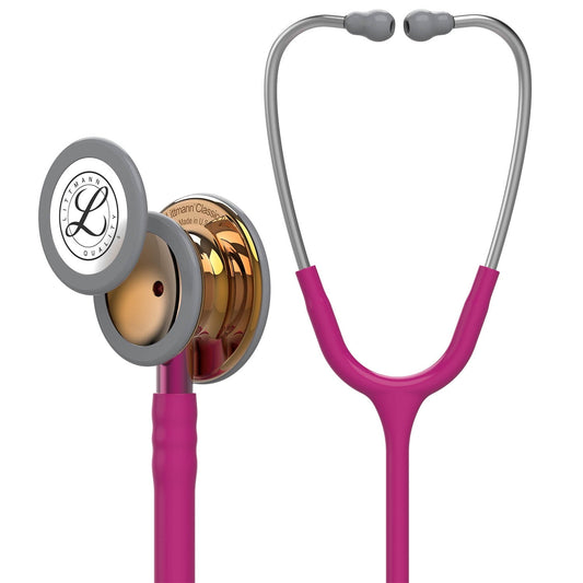 Littmann Classic III Monitoring Stethoscope: High Polish Copper & Raspberry - Limited Edition 5647