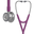 3M™ Littmann® Cardiology IV™ diagnostische stethoscoop, borststuk met standaardafwerking, pruimkleurige slang, roestvrijstalen steel en headset, 27 inch, 6156