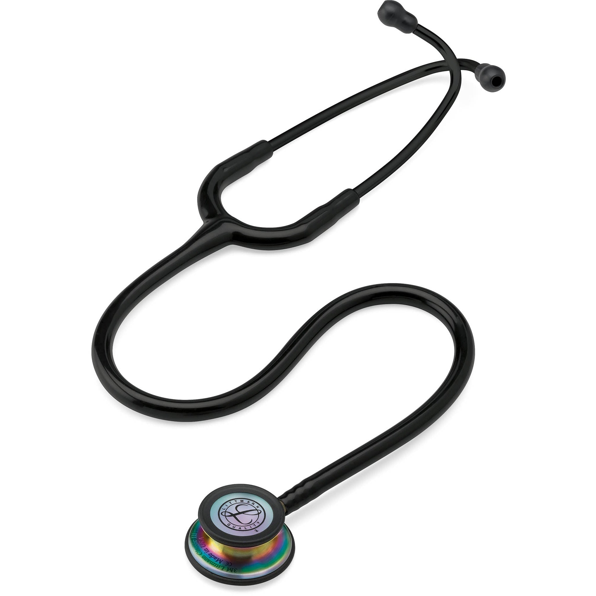 Littmann Classic III Stethoscope: Black - Rainbow Finish 5870