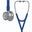 3M™ Littmann® Cardiology IV™ diagnostische stethoscoop, borststuk met standaardafwerking, marineblauwe slang, roestvrijstalen steel en headset, 27 inch, 6154