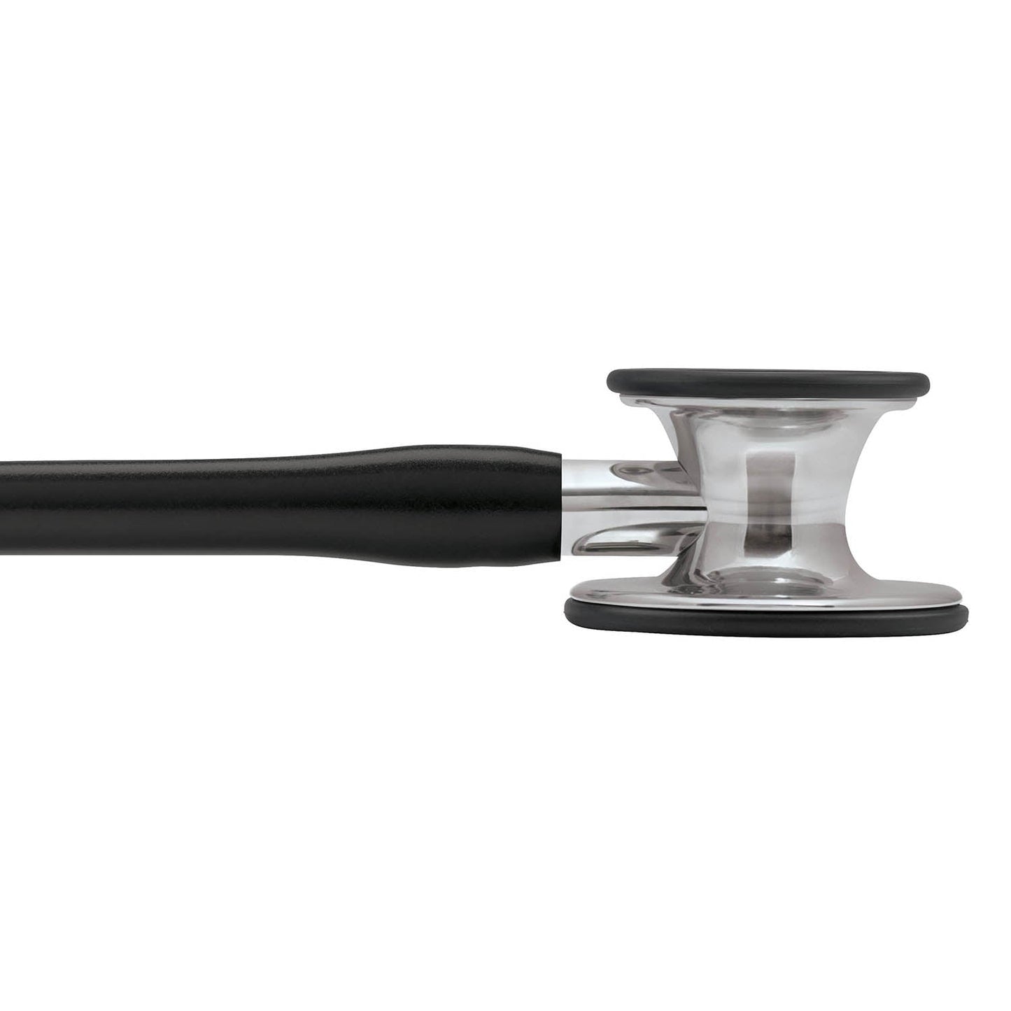 3M™ Littmann® Cardiology IV™ Stethoskop für die Diagnose, 6177, Bruststück und Schlauchanschluss hochglanzpoliert, schwarzer Schlauch, Ohrbügel aus Edelstahl, 69 cm