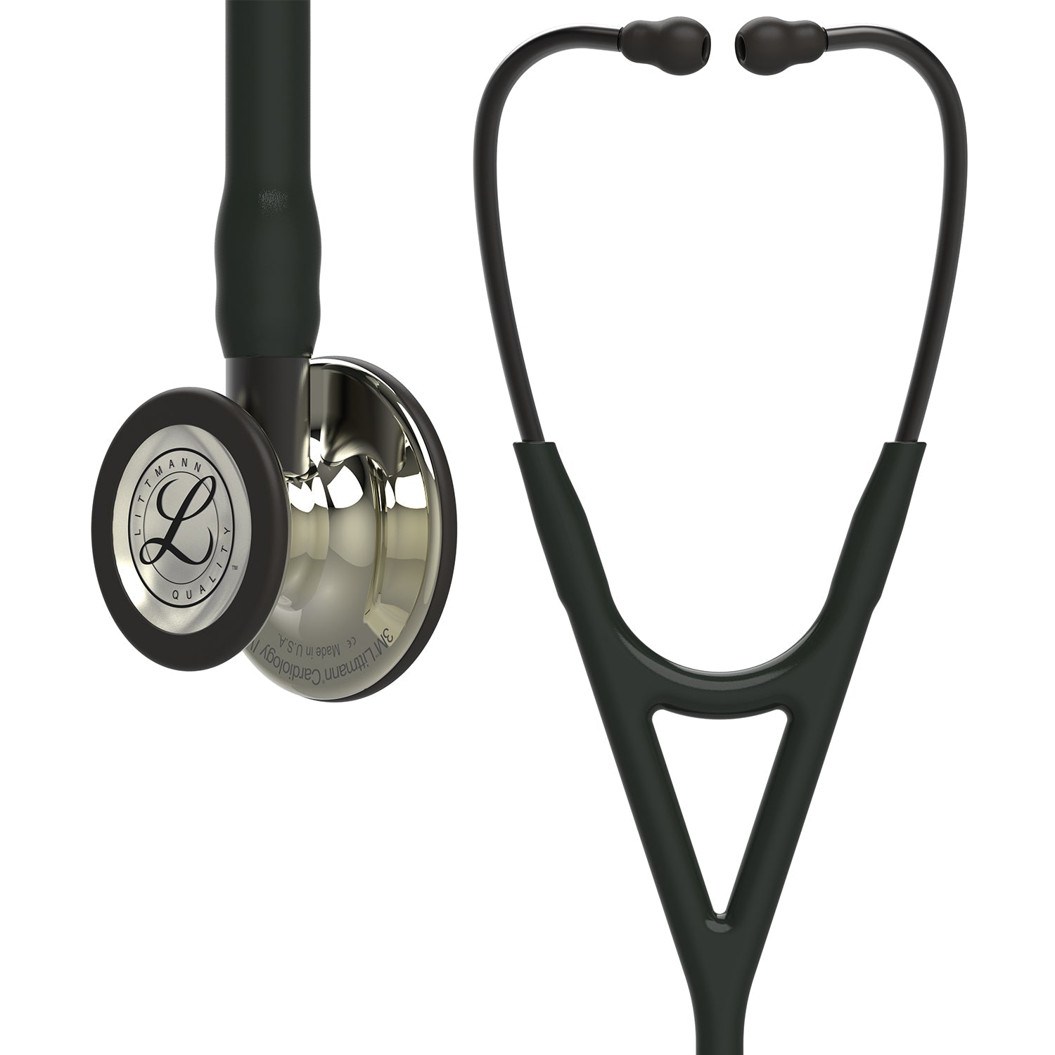 Littmann Cardiology IV Diagnostic Stethoscope: Black - Champagne Finish 6179 - 