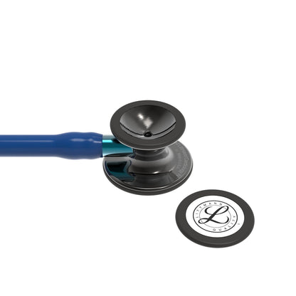 Littmann Cardiology IV Diagnostic Stethoscope: Polished Smoke & Navy - Blue Stem 6202 - 