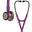 3M™ Littmann® Cardiology IV™ stetoskop, bryststykke i regnbuedesign, blommefarvet slange, violet stamme, 69 cm, 6205
