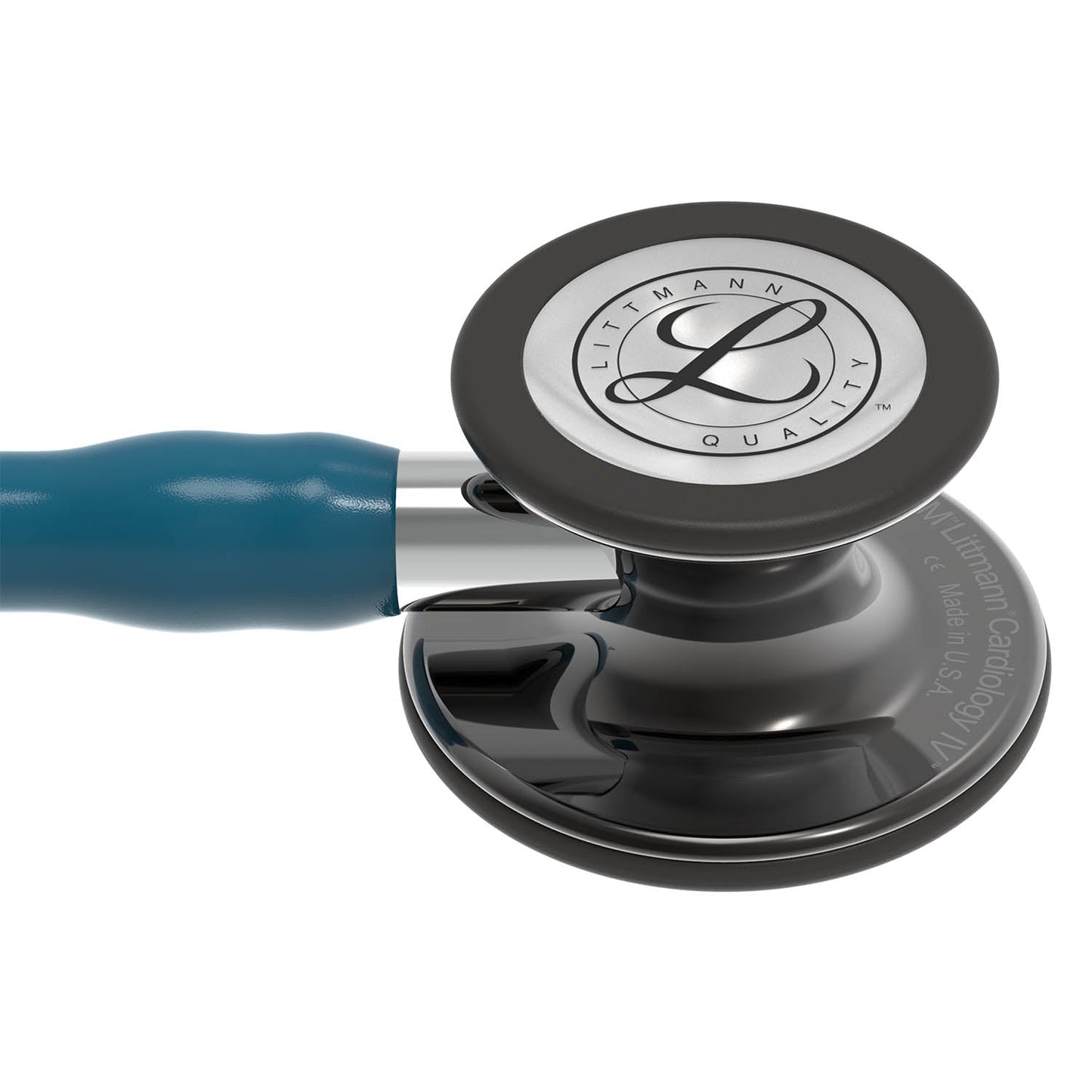 Littmann Cardiology IV Diagnostic Stethoscope: Smoke & Caribbean Blue - Mirror Stem 6234 - 