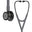 3M™ Littmann® Cardiology IV™ Diagnostische stethoscoop, borststuk met hoogglanzende rookkleurige afwerking, grijze slang, rookkleurige steel en rookkleurige headset, 69 cm, 6238