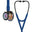 Littmann Cardiology IV diagnostisk stetoskop: Højpoleret regnbue og marineblå - sort stilk 6242