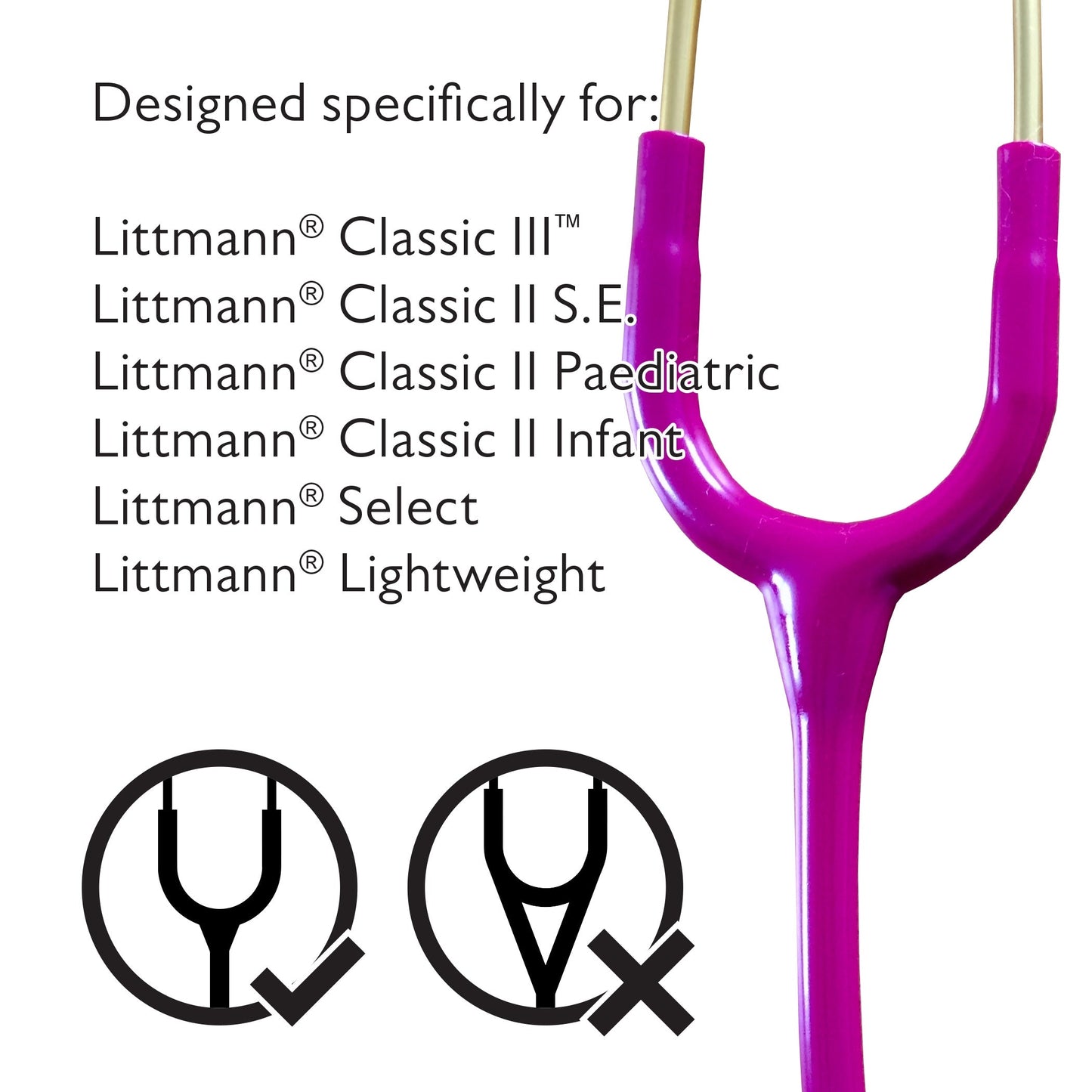 Pod Technical Classicpod mikrostetoskopfodral för Littmann Classic stetoskop - kol